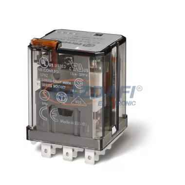 FINDER 62.33.8.230.4040 Teljesítményrelé, 3 váltóérintkező, 16A