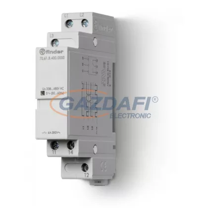   FINDER 70.61.8.400.0000 Fázissorrendet, kiesést felügyelő relé