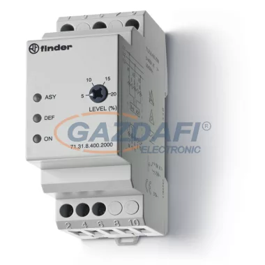 FINDER 71.31.8.400.2000 3 fázisú aszimmetria figyelő relé 400V