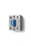 FINDER 77C290248671 Elektronikus (SSR) relé, 2 független csatornával, 50 A / (24…660)V AC, max. bekapcsolási áram: 500 A - 10 ms, bemenet: 24 V DC