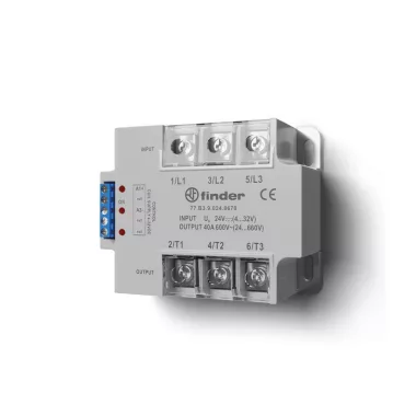 FINDER 77D382308671 SSR Relé, háromfázisú FINDER 77D382308671 SSR Relé, háromfázisú