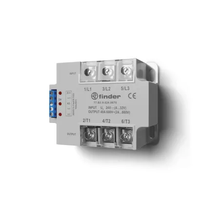 FINDER 77F390248671 SSR Relé, háromfázisú FINDER 77F390248671 SSR Relé, háromfázisú