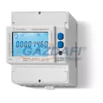   FINDER 7E.86.8.400.0212 Fogyasztás mérő, áramváltós, 3F, 4KE, LCD, MODBUS, MID