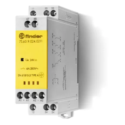FINDER 7S6390480211 RELAY WITH FORCIBLY GUIDED CONTACTS