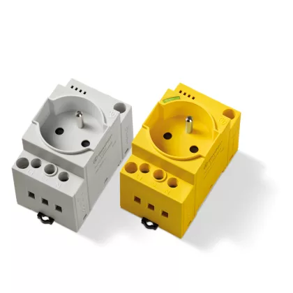 FINDER 7U0182300002 ELECTRICAL OUTLETS-FR YELLOW