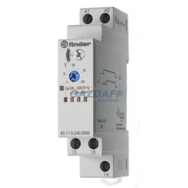 FINDER 80.11.0.240.0000.T Meghúzás késlelt.időrelé 16A