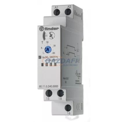 FINDER 80.11.0.240.0000.T Meghúzás késlelt.időrelé 16A