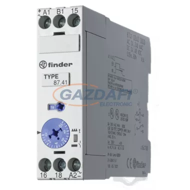 FINDER 87.41.0.240.0000 Ejtés késleltetésű időrelé, 8A