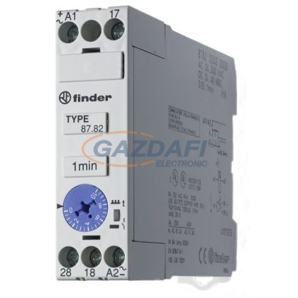 FINDER 87.82.0.240.0000 Csillag-delta indító időrelé, 8A