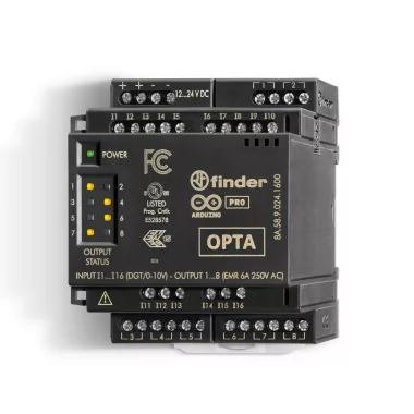 FINDER 8A589024160C OPTA bővítőmodul, 16 digitális/analóg (0…10)V bemenet - 8 EMR-kimenet,