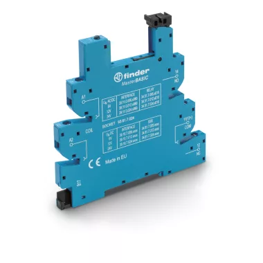 FINDER 93.61.7.024 Reléfoglalat tartó kengyellel