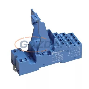 FINDER 94.54 Szerelősínre pattintható foglalat, húzórugós csatlakozású 14 pin