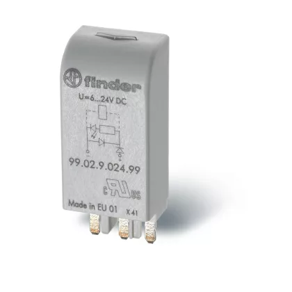 FINDER 99.02.0.060.09 EMC-modul: RC-tag, 28 ... 60 V AC / DC