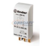   FINDER 99.02.3.000.00 EMC-modul: védődióda, 6 ... 220 V DC