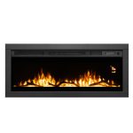   HOME FKKI08 beépíthető/fali elektromos látványkandalló, max. 2000 W, fényeffekt, 2 fokozat, heti időzítés, távirányító