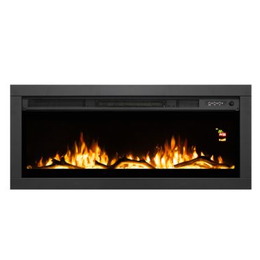 HOME FKKI08 beépíthető/fali elektromos látványkandalló, max. 2000 W, fényeffekt, 2 fokozat, heti időzítés, távirányító