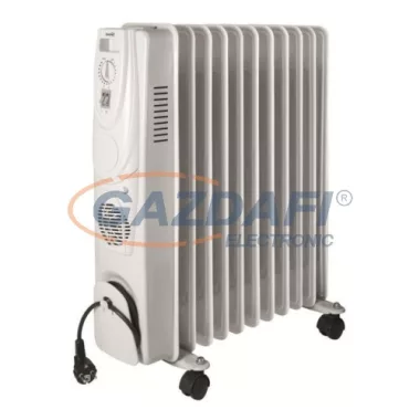 HOME FKO 11/T Olajradiátor beépített ventilátoros fűtőtesttel, 11 tag, 2000W HOME FKO 11/T Olajradiátor beépített ventilátoros fűtőtesttel, 11 tag, 2000W