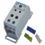 TRACON FLS50/16X4 Fővezetéki leágazó sorkapocs, sínre szerelhető 1×50mm2 / 4×16mm2, 400VAC
