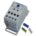 TRACON FLS70/10X8 Fővezetéki leágazó sorkapocs, sínre szerelhető 1×70mm2 / 8×10mm2, 400VAC