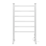   Home FTW22 Fűtött, elektromos ruhaszárító, 90 W, alumínium, szabadon álló kivitel, 50 °C állandó hőmérséklet, vízálló kapcsoló, IPX2