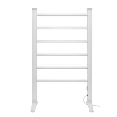 Home FTW22 Fűtött, elektromos ruhaszárító, 90 W, alumínium, szabadon álló kivitel, 50 °C állandó hőmérséklet, vízálló kapcsoló, IPX2