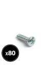 Handy 04805 Forgácslap csavar - peremes lencsefejű - 4,2 x 16 mm - 80 db / csomag