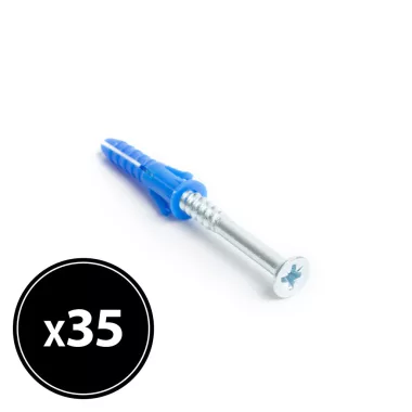 Handy 04825A Tipli + csavar - 6 x 30 mm - 35 db / csomag