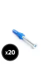 Handy 04825B Tipli + csavar - 8 x 40 mm - 20 db / csomag