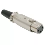 05206 XLR aljzat • 3 pólusú