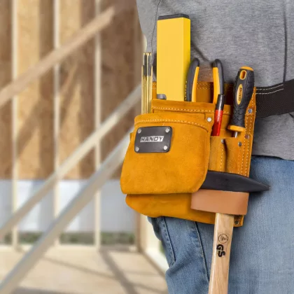 HANDY 10262 Bőr szerszám és szegtartó öv