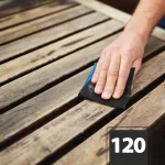   Handy 10439-120 Csiszolóvászon - 120-as, kék, 230 x 280 mm - 5 db / csomag