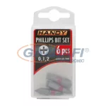 HANDY 10601 6 db-os bit készlet tárolóval