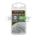 HANDY 10604 6 db-os bit készlet tárolóval