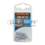 HANDY 10605 6 db-os bit készlet tárolóval