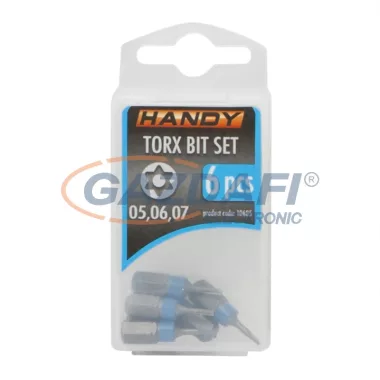 HANDY 10605 6 db-os bit készlet tárolóval