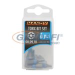 HANDY 10606 6 db-os bit készlet tárolóval
