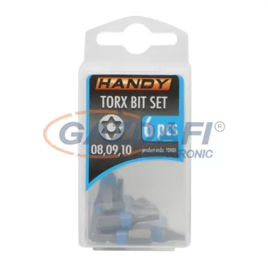 HANDY 10606 6 db-os bit készlet tárolóval