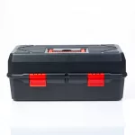   Handy 10986 Kinyitható tálcás szerszámosláda - műanyag - 250 x 495 x 230 mm