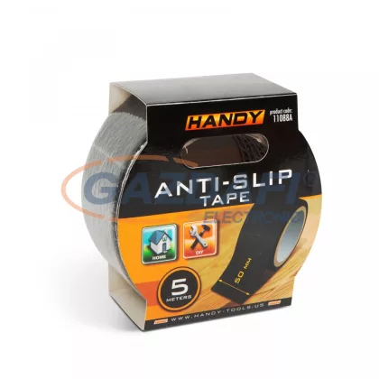   HANDY 11088A Ragasztószalag, csúszásmentes, 5 m x 50 mm, fekete