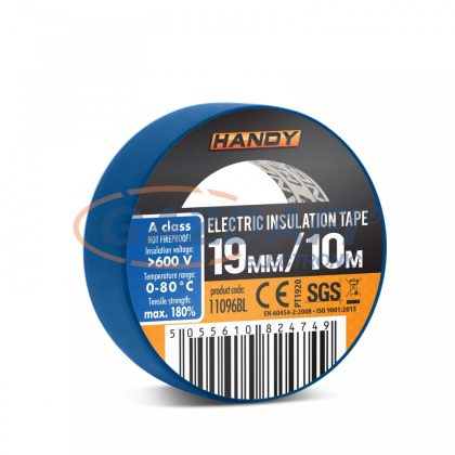 HANDY 11096BL Szigetelőszalag 10m, kék