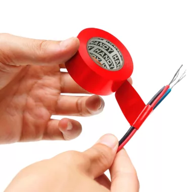 HANDY 11097RD Szigetelőszalag 20m, piros