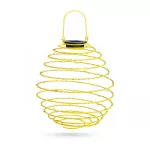   Garden of eden 11248 LED-es szolár spirál gömb lámpa - melegfehér - 22 cm