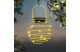 Garden of eden 11248B LED-es szolár spirál gömb lámpa - melegfehér - 12 cm