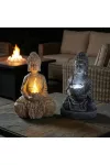 GARDEN OF EDEN 11269 Szolár Buddha - 1 LED - 12,5 x 8,5 x 19 cm - 2 féle