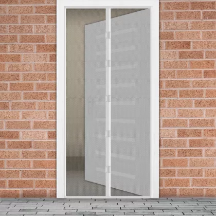 11398WH Szúnyogháló függöny ajtóra -mágneses- 100x210cm - fehér 11398WH Szúnyogháló függöny ajtóra -mágneses- 100x210cm - fehér