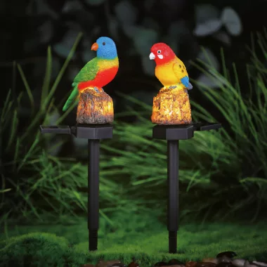 GARDEN OF EDEN 11426H Leszúrható szolár dekoráció - papagáj - 1 melegfehér LED - 8 x 60 x 41 cm GARDEN OF EDEN 11426H Leszúrható szolár dekoráció - papagáj - 1 melegfehér LED - 8 x 60 x 41 cm