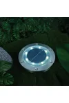 GARDEN OF EDEN 11440F LED-es leszúrható / fali szolár lámpa - kör alakú - SMD LED - hidegfehér - 12 cm GARDEN OF EDEN 11440F LED-es leszúrható / fali szolár lámpa - kör alakú - SMD LED - hidegfehér - 12 cm