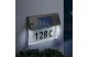 11446C Szolár házszámfény, átlátszó plexi, hidegfehér LED