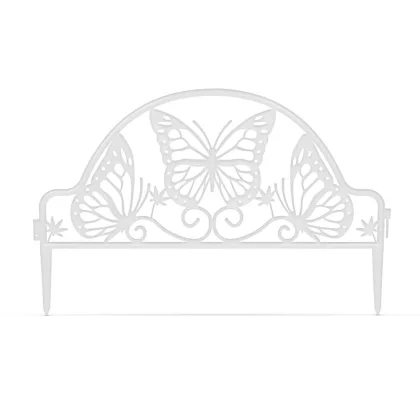 GARDEN OF EDEN 11464WH Virágágyás szegély / kerítés - 48 x 31 cm - fehér GARDEN OF EDEN 11464WH Virágágyás szegély / kerítés - 48 x 31 cm - fehér