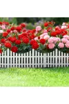 GARDEN OF EDEN 11468 Virágágyás szegély / kerítés - 60 x 23 cm - műanyag